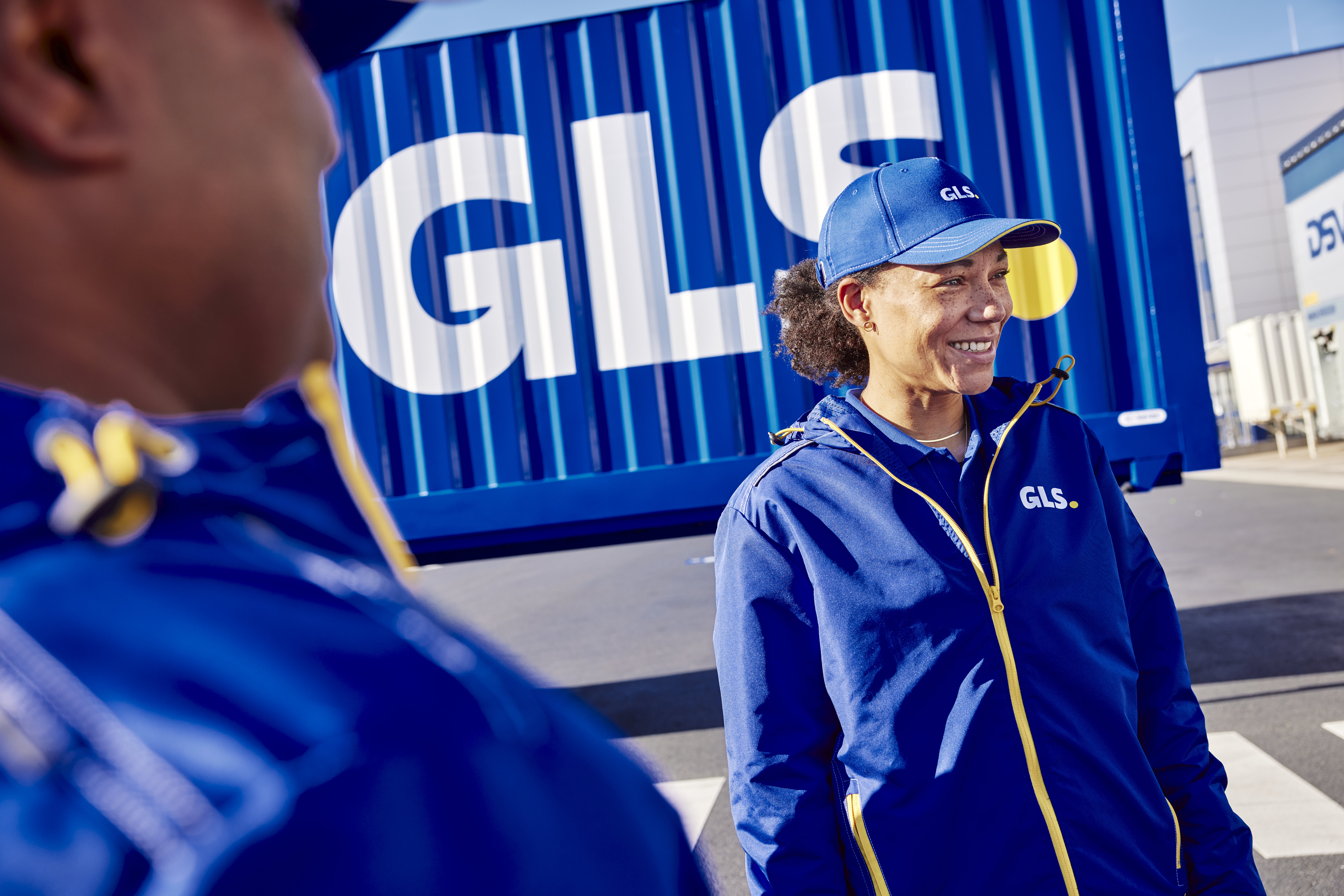 Woman preparing package